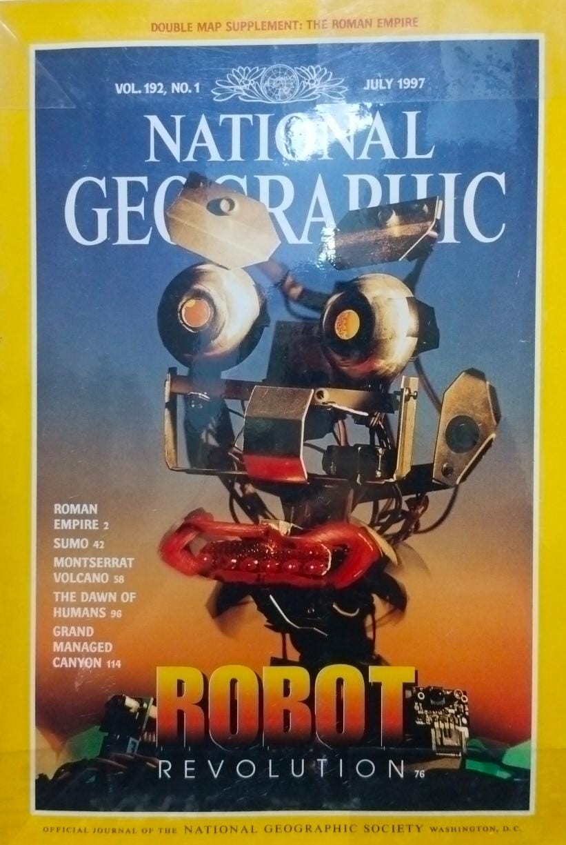 Robot revolution [national geographic][rare books][july 1997]