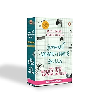 Improve Memory and Maths Skills [Box Set] [Premium Books] by Aditi Singhal |Sudhir Singhal