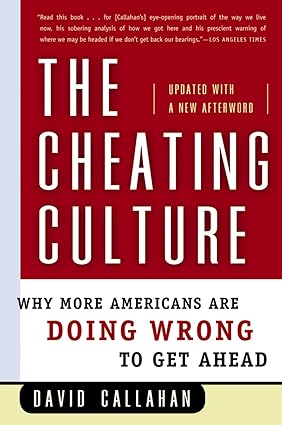 The Cheating Culture [RARE BOOK]