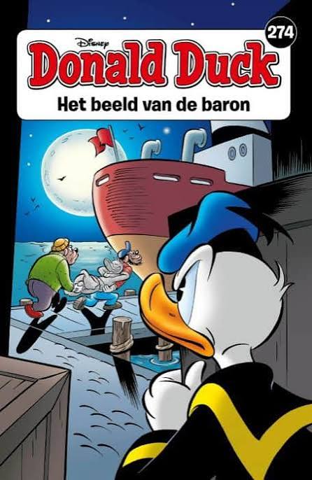Donald Duck Pocket 274 – Het beeld van de baron is in Dutch (Nederlands) language [Rare book]