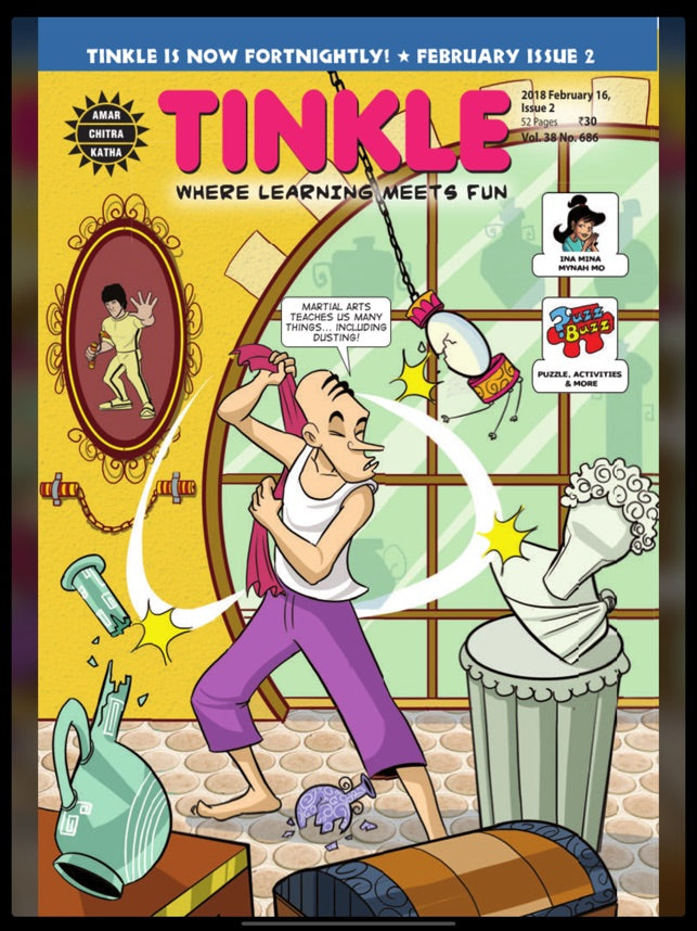 TINKLE WHERE LEARNING MEETS FUN VOL 38 NO 686 [graphic novel]