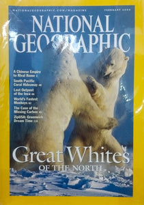 Great whites of the north [national geographic][rare books][february 2004]