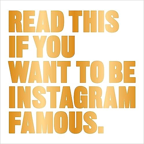 Read This if You Want to Be Instagram Famous. [RARE BOOKS]