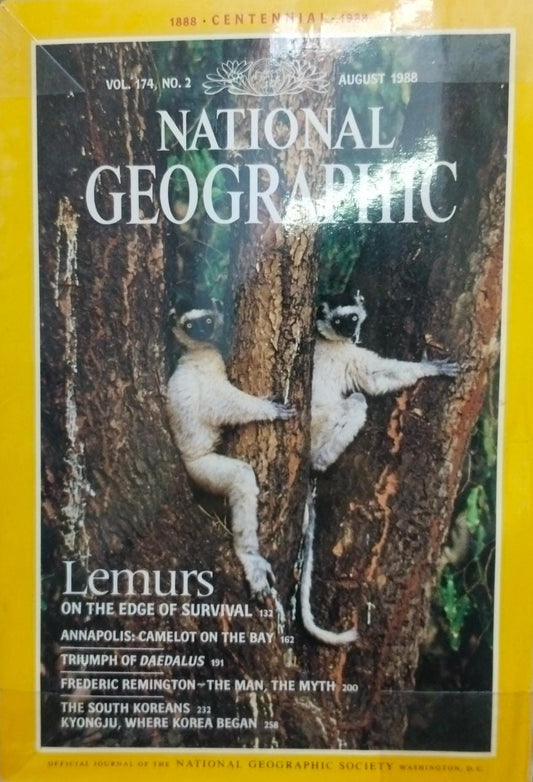 Lemurs on the edge of survival [national geographic][rare books]