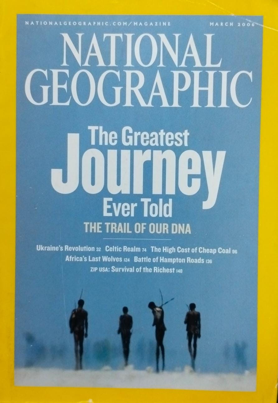 The greatest journey ever told [national geographic][rare books][march 2006]