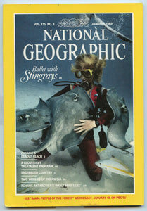 National Geographic January 1989 [VOL 175 NO. 1] [RARE BOOKS]