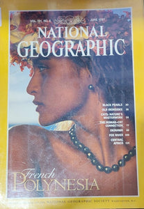 National Geographic June 1997 [French Polynesia] [RARE BOOKS]