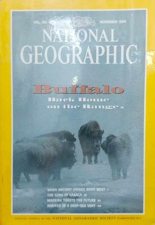 Buffalo [national geographic][rare books][november 1994]