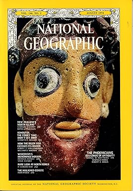 The Phoenicians sea lords of antiquity [National geographic][Vol 146 No 2][August 1974] [rare books]