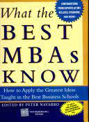What the Best Mbas Know [RARE BOOKS]