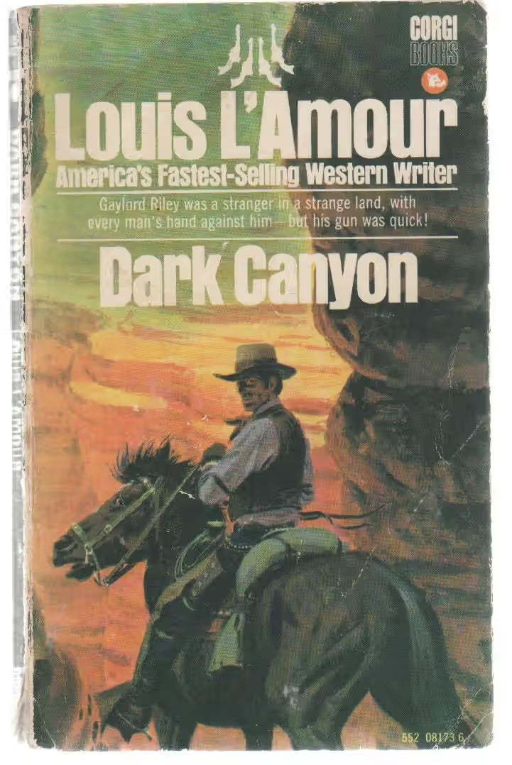 Dark Canyon by Louis L'Amour [rare books]