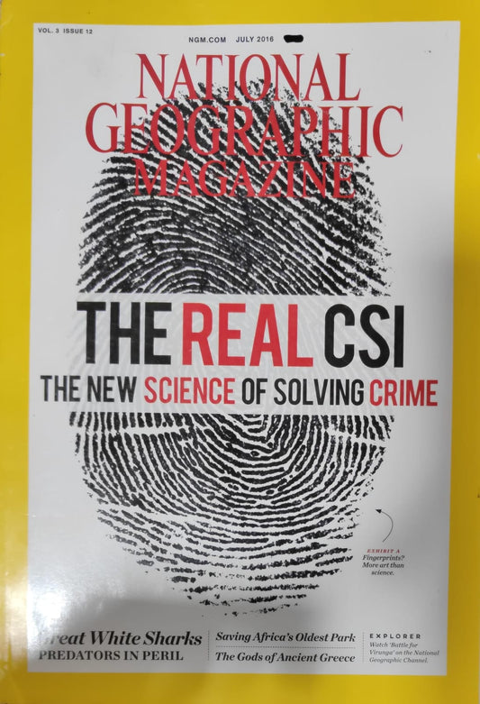 The Real CSI [National geographic][rare books][July 2016]