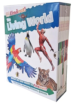 DKfindout!: The Living World Collection 8 Books Box Set by DK [Premium Books]