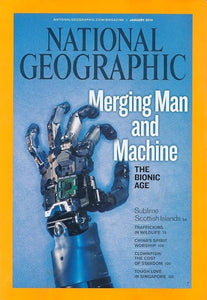 Merging man and machine [national geographic][rare books][january 2010]