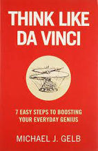 Load image into Gallery viewer, Think like da vinci: 7 easy steps to boosting your everyday genius (rare books)
