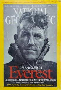 Life and death on everest [national geographic][rare books][May 2003]