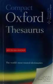 Compact Oxford thesaurus [hard cover]