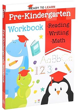 Ready to Learn: Pre-Kindergarten Workbook: Counting, Shapes, Letter Practice, Letter Tracing, and More! by Editors of Silver Dolphin Books [Premium Books]