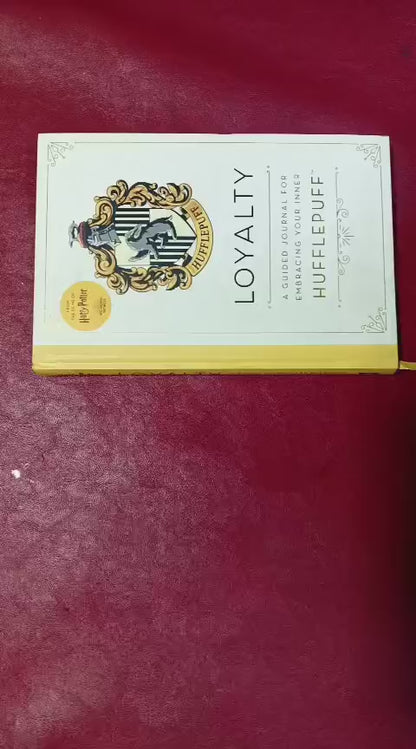 Harry Potter Hufflepuff Guided Journal : Loyalty: The perfect gift for Harry Potter fans [Hardcover] [rare books]