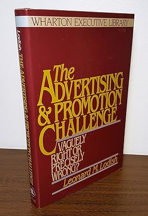 The Advertising and Promotion Challenge [Hardcover] [Rare books]