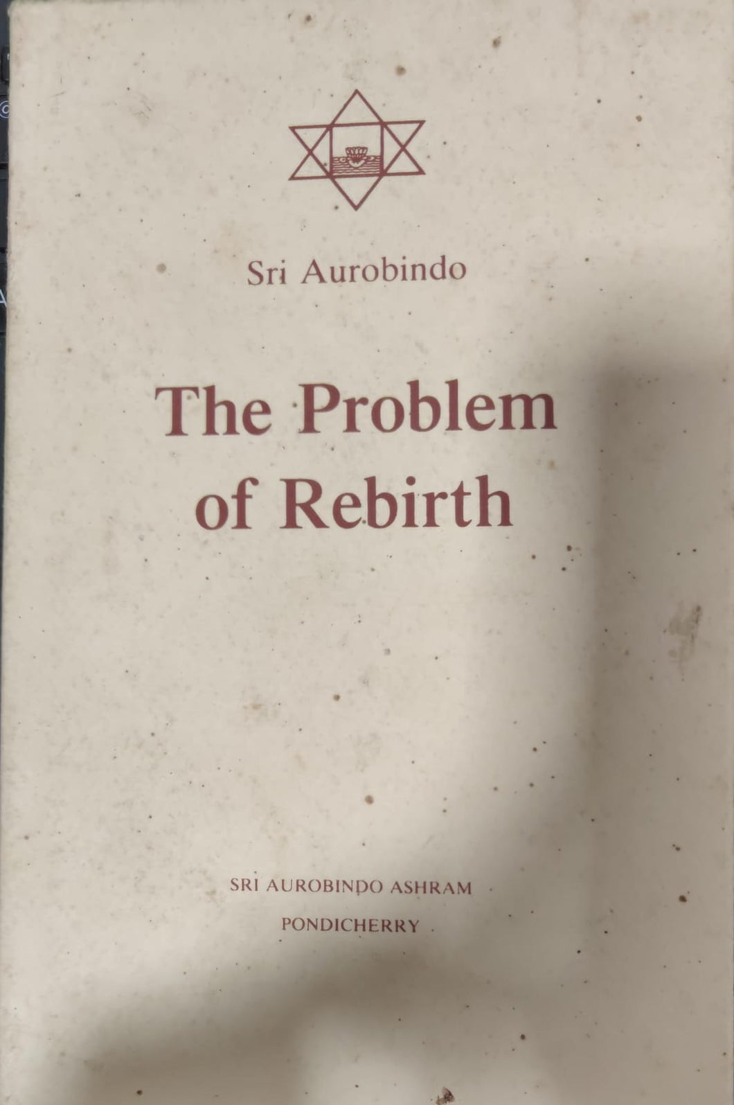 The Problem of Rebirth [Hardcover] [RARE BOOKS]