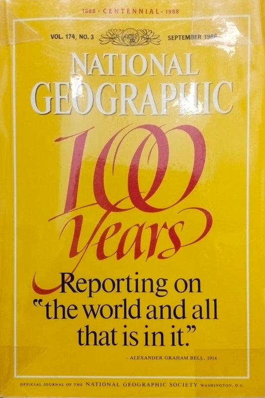100 years [national geographic][rare books][september 1988]
