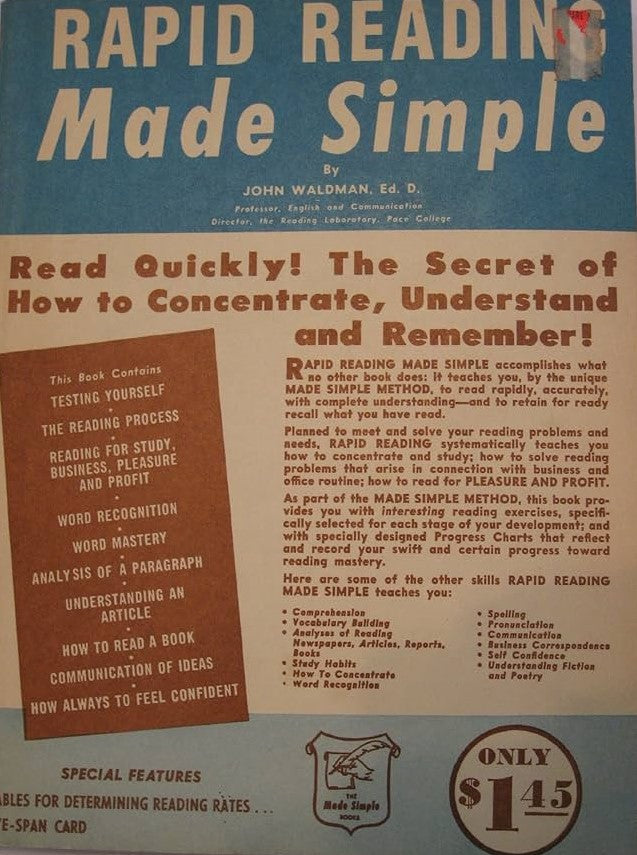 Rapid reading made simple [Rare books]