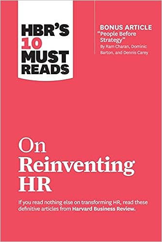 HBR's 10 Must Reads on Reinventing HR