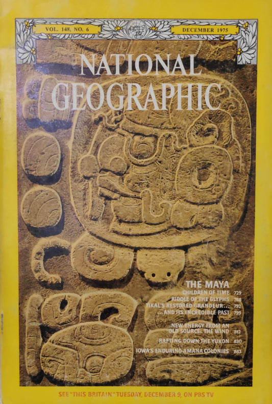 The Maya [national geographic][rare books][december 1975]