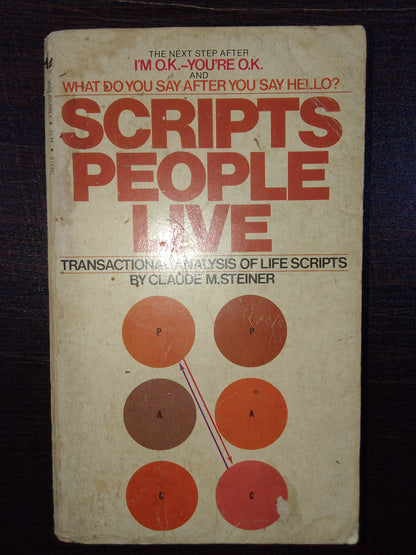 Scripts People Live by Claude M. Steiner [RARE BOOKS]