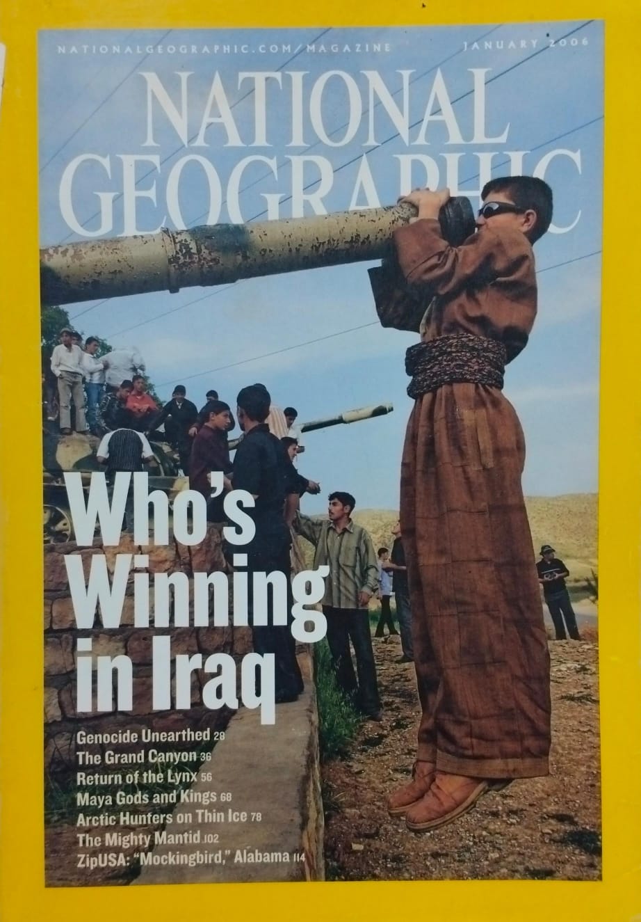 Who's winning in iraq [national geographic][rare books][January 2006]