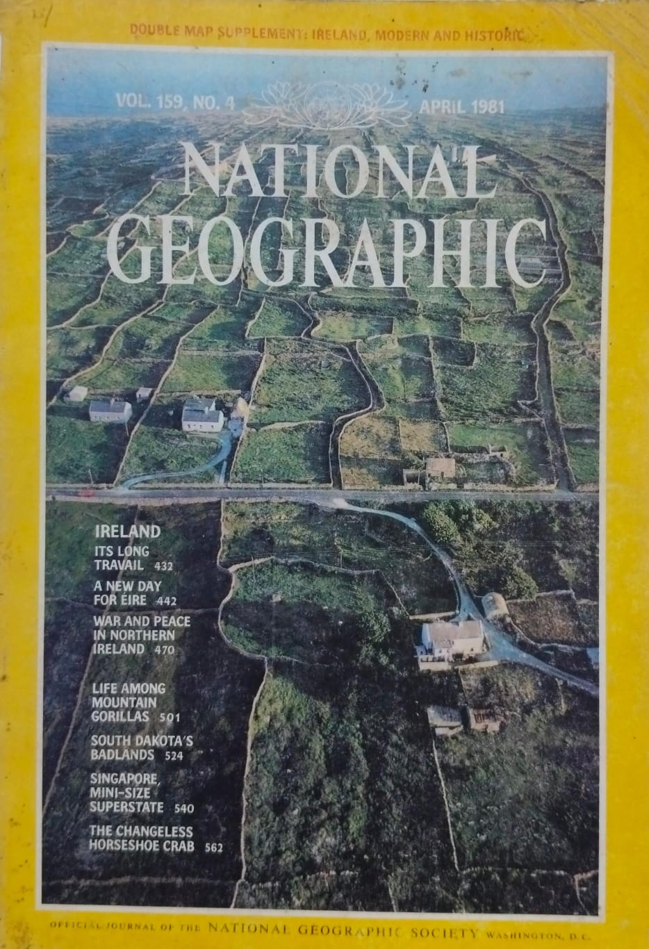 Ireland [national geographic][rare books][April 1981]