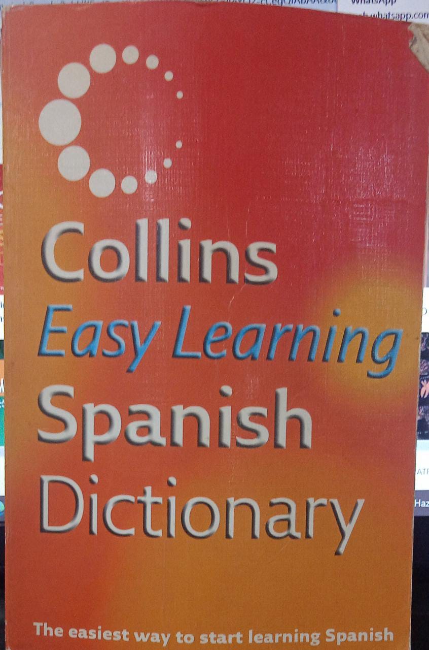 Collins easy learning spanish dictionary [rare books]