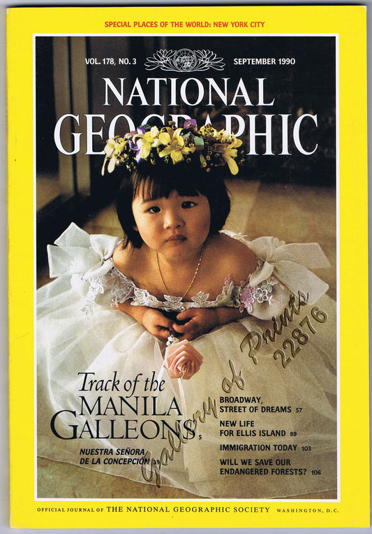 National Geographic SEPTEMBER 1990 [VOL 178 NO.3] [RARE BOOKS]