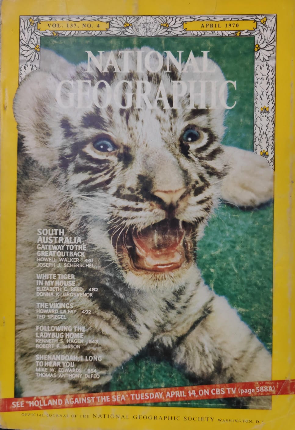 South Australia Gateway To The Great Outback[national geographic][rare books][april 1970]