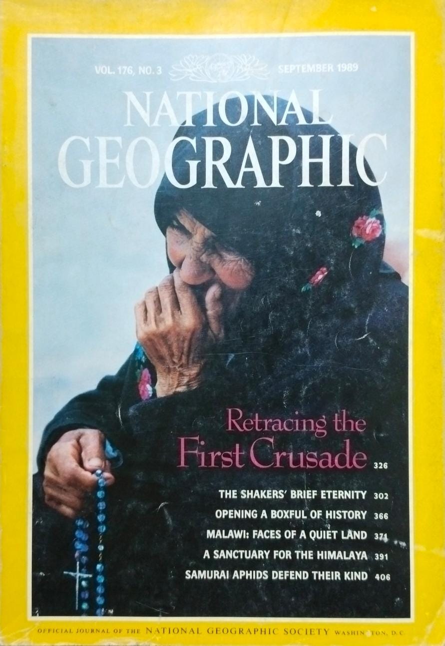 Retracing the first crusade [national geographic][rare books]