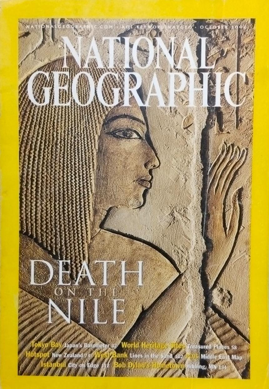 Death on the nile [national geographic][rare books][october 2002]