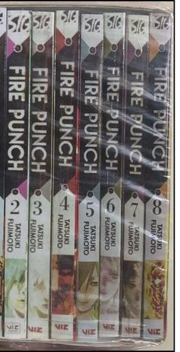 Fire Punch Series: Volume 2-8 Collection 7 Books Set By Tatsuki Fujimoto (rare book)