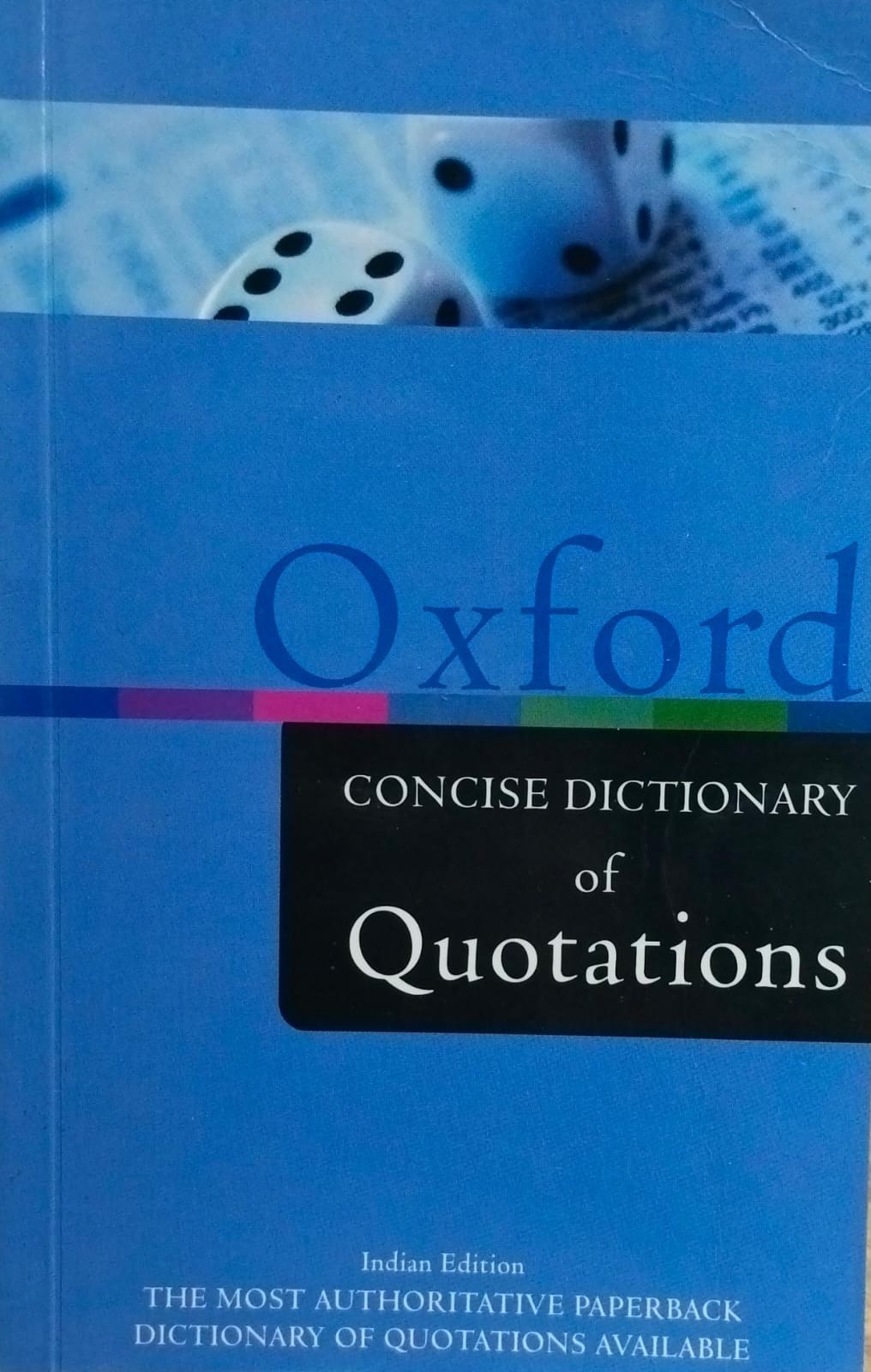 Oxford concise dictionary of quotations