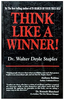 Think Like a Winner by Dr. Walter D. Staples [rare books]