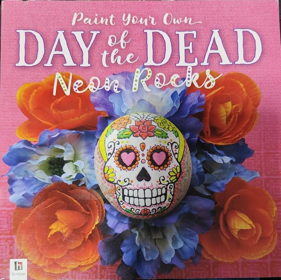 Paint Your Own Day of the Dead Neon Rocks