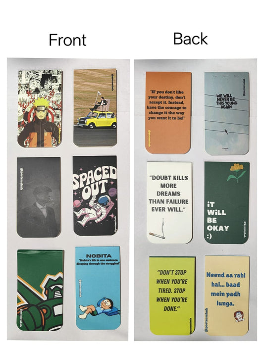Magnetic Bookmarks (U2) Set of 6