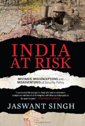 India at Risk by Jaswant Singh [Hardcover] [Rare books]