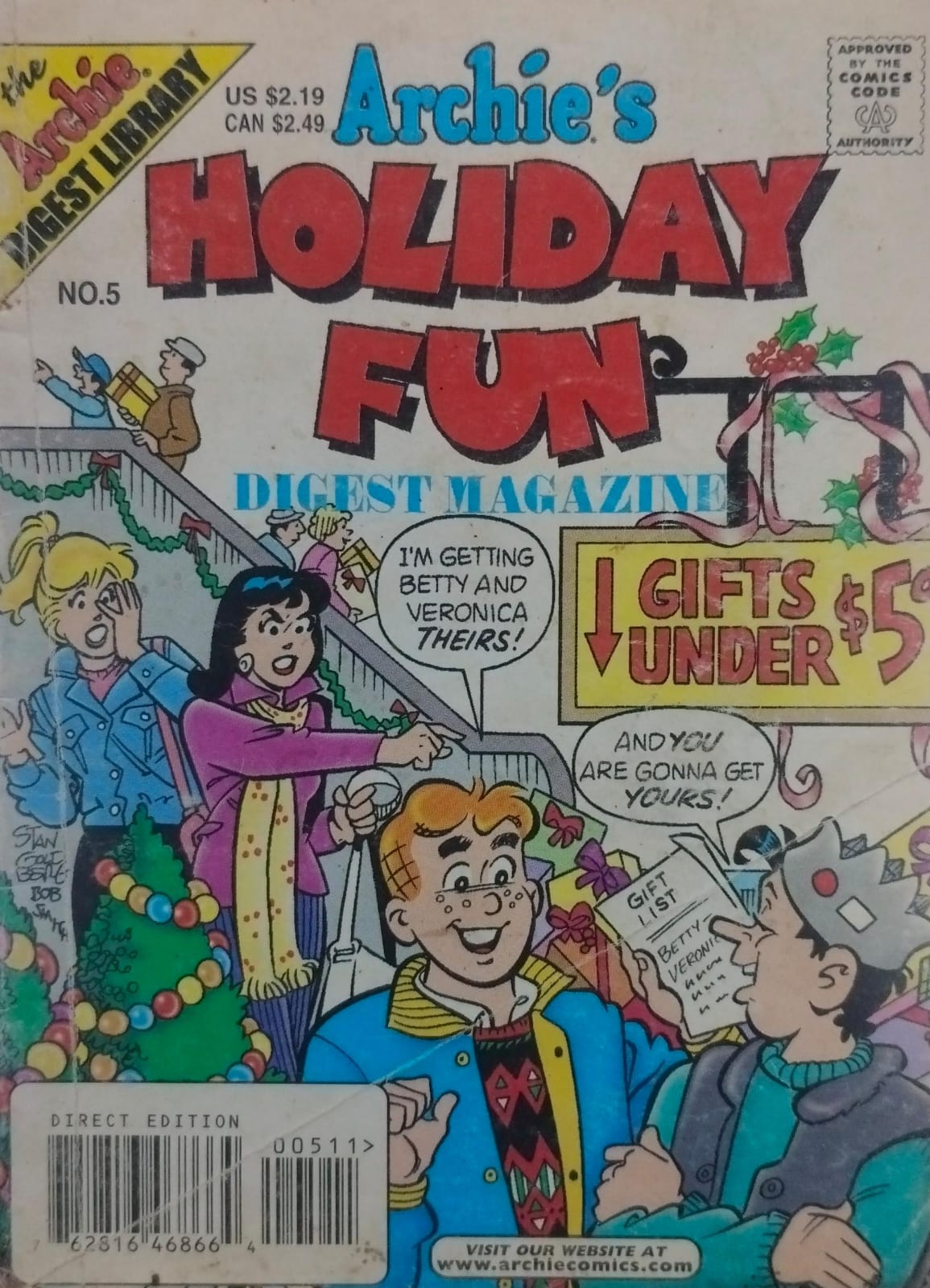 Archie's holiday fun no.5 [graphic novel]