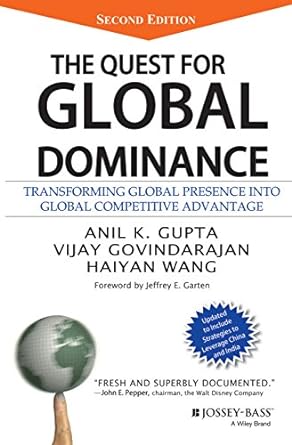 The quest for global dominance [bookskilowise] 0.405g x rs 300/-kg