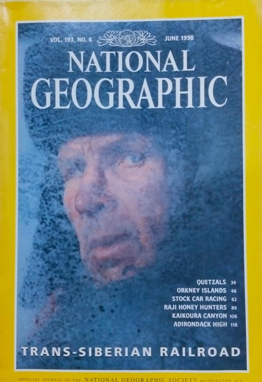 Trans-siberian railroad [national geographic][rare books][june 1998]