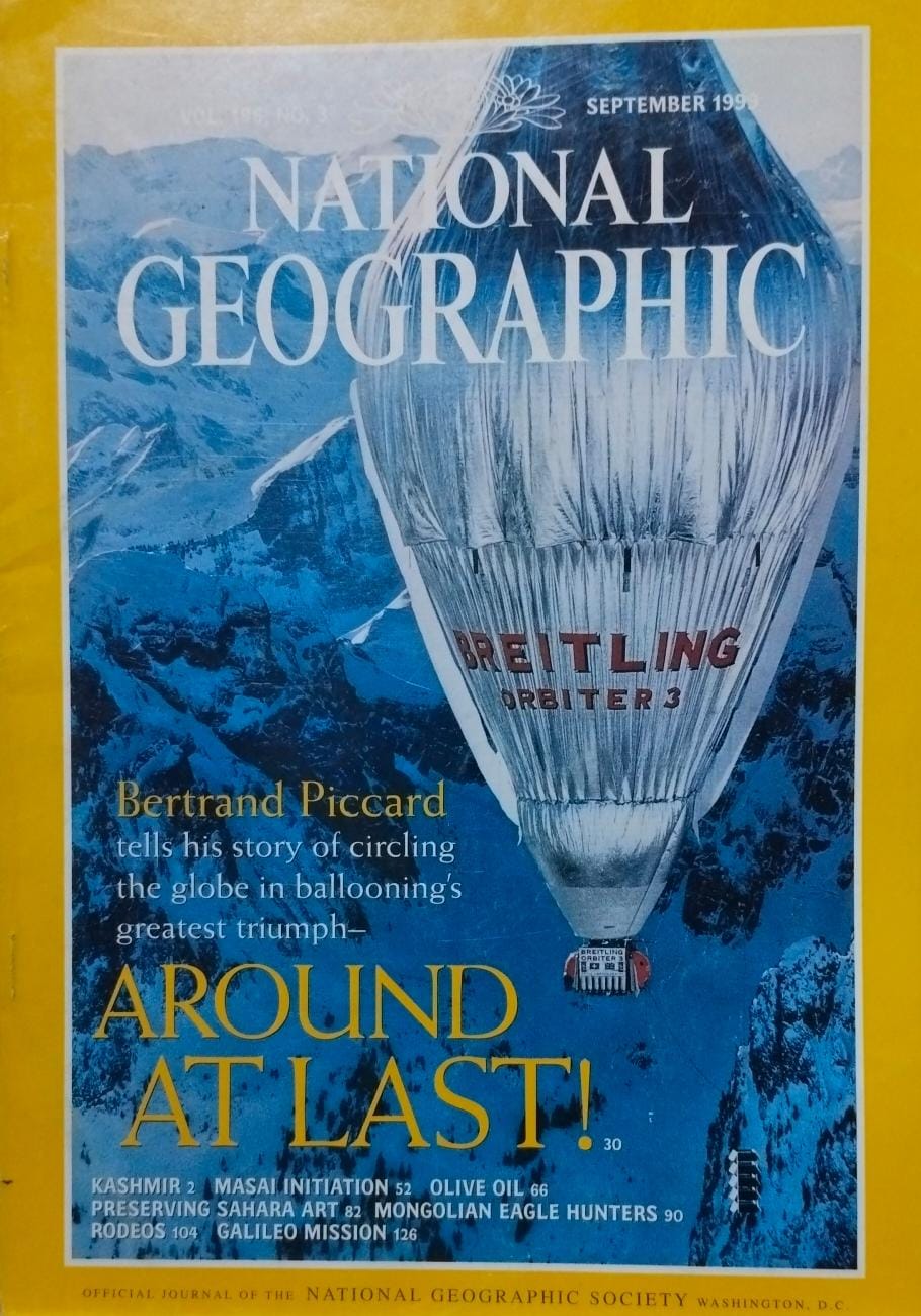 Around at last [national geographic][rare books][september 1999]