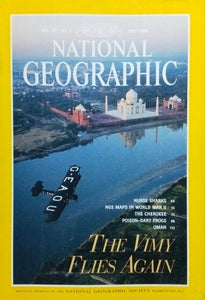 The vimy flies again [national geographic][rare books][may 1995]