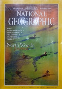 North woods journal [national geographic][rare books][november 1997]