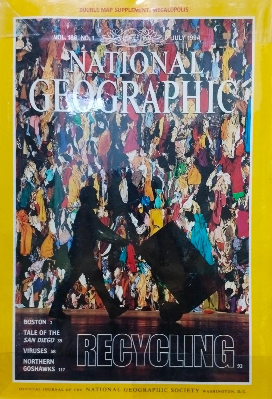 Recylcling [national geographic][rare books][july 1994]